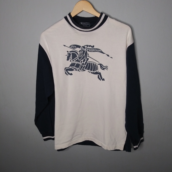 Burberry Other - BURBERRYS Vintage Big Logo Crewneck Sweater XL